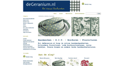 Desktop Screenshot of degeranium.nl
