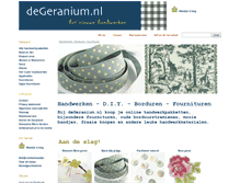 Tablet Screenshot of degeranium.nl